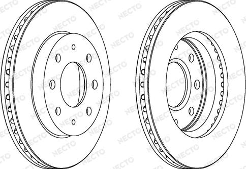 Necto WN1180 - Brake Disc autospares.lv