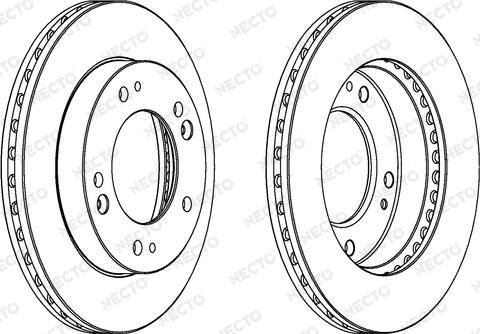 Necto WN1181 - Brake Disc autospares.lv