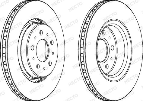 Necto WN1182 - Brake Disc autospares.lv