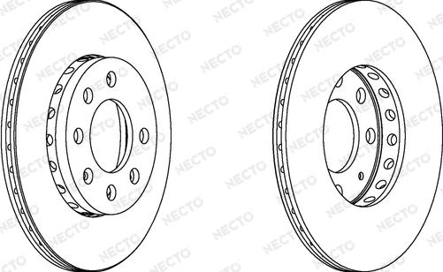 Necto WN1187 - Brake Disc autospares.lv