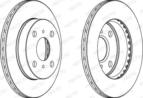 Necto WN1137 - Brake Disc autospares.lv