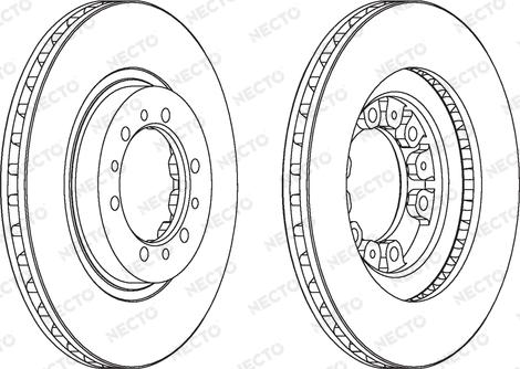 Necto WN1124 - Brake Disc autospares.lv