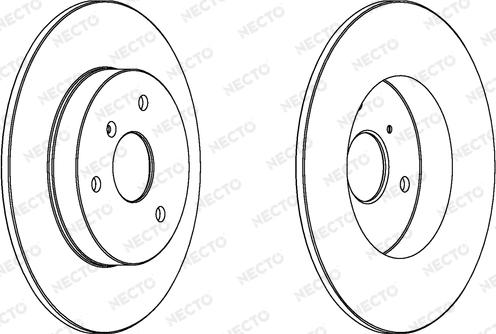 Necto WN1126 - Brake Disc autospares.lv