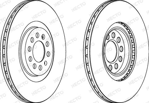 Necto WN1128 - Brake Disc autospares.lv