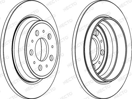 Necto WN1123 - Brake Disc autospares.lv