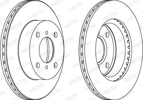 Necto WN1127 - Brake Disc autospares.lv