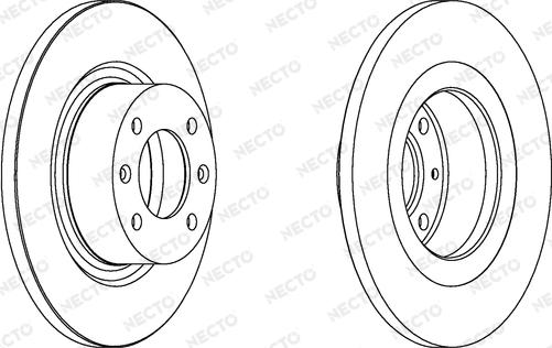 Necto WN1175 - Brake Disc autospares.lv