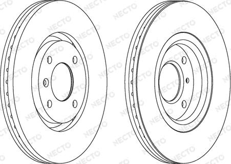 Necto WN1171 - Brake Disc autospares.lv