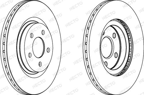 Necto WN1172 - Brake Disc autospares.lv