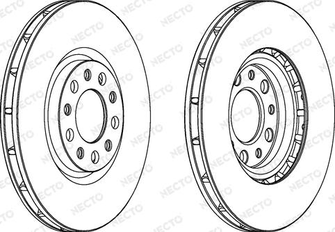 Necto WN1399 - Brake Disc autospares.lv