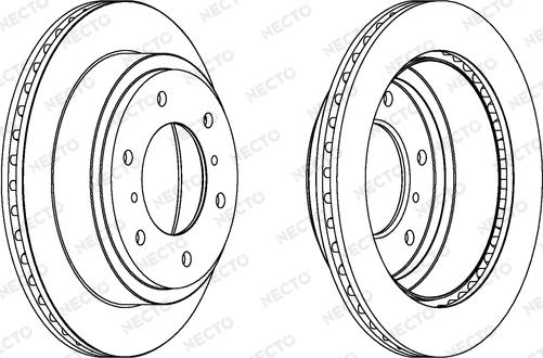 Necto WN1349 - Brake Disc autospares.lv