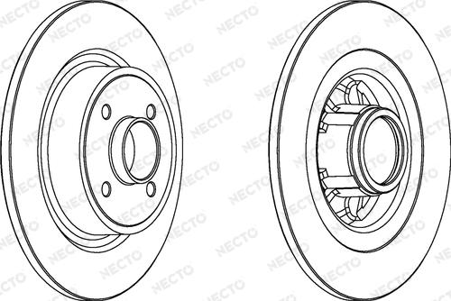 Necto WN1346 - Brake Disc autospares.lv