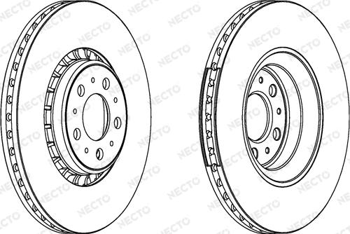 Necto WN1340 - Brake Disc autospares.lv