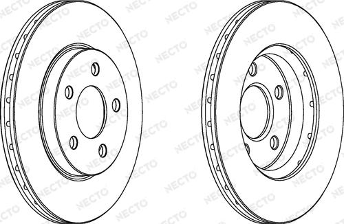 Necto WN1343 - Brake Disc autospares.lv