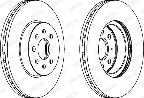 Necto WN1342 - Brake Disc autospares.lv