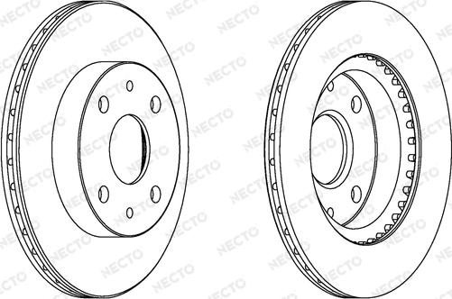 Necto WN1356 - Brake Disc autospares.lv