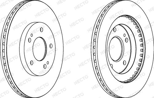 Necto WN1360 - Brake Disc autospares.lv