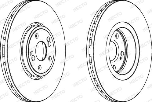 Necto WN1363 - Brake Disc autospares.lv