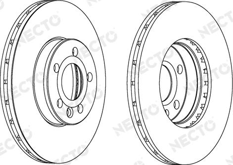 Necto WN1306 - Brake Disc autospares.lv