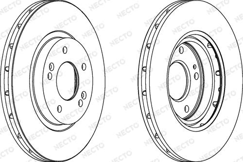 Necto WN1303 - Brake Disc autospares.lv