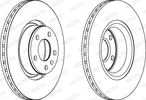 Necto WN1302 - Brake Disc autospares.lv