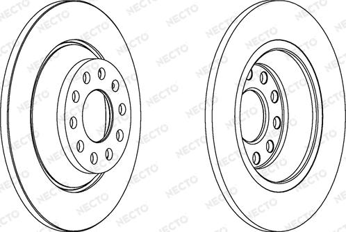 Necto WN1314 - Brake Disc autospares.lv