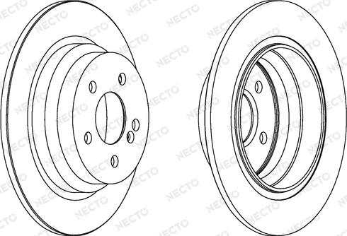 Necto WN1315 - Brake Disc autospares.lv