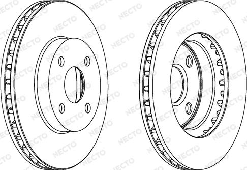 Necto WN1316 - Brake Disc autospares.lv