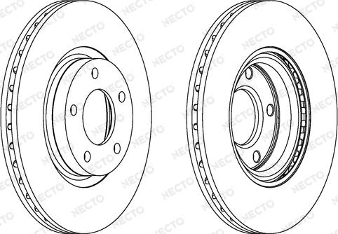 Necto WN1318 - Brake Disc autospares.lv