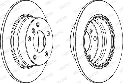 Necto WN1313 - Brake Disc autospares.lv