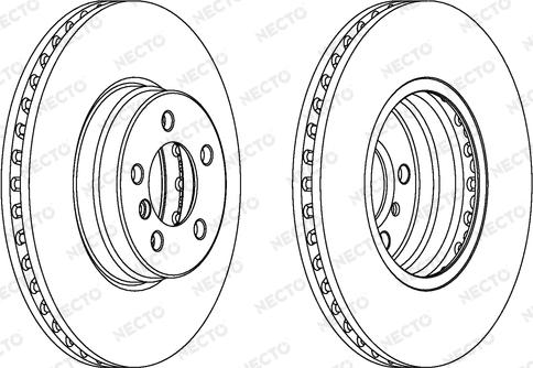 Necto WN1389 - Brake Disc autospares.lv