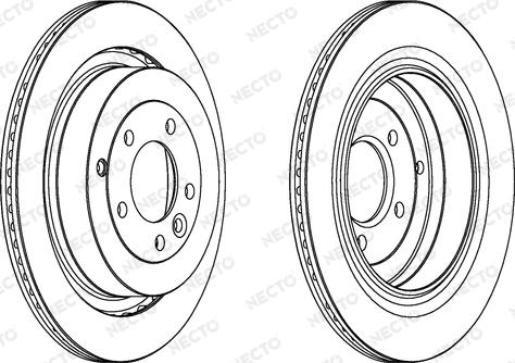 Necto WN1386 - Brake Disc autospares.lv