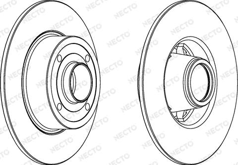 Necto WN1339 - Brake Disc autospares.lv