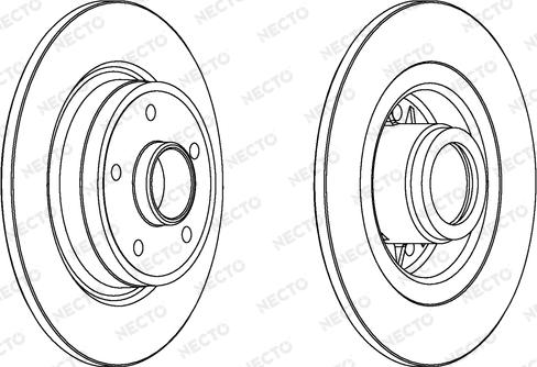 Necto WN1335 - Brake Disc autospares.lv