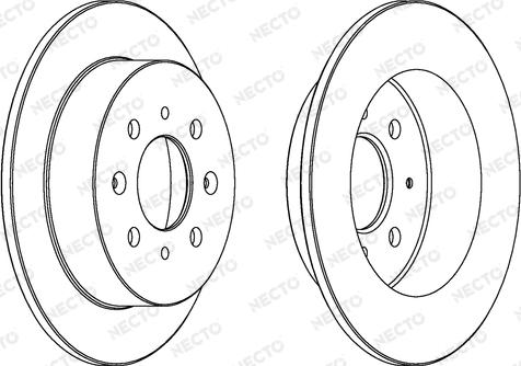 Necto WN1331 - Brake Disc autospares.lv