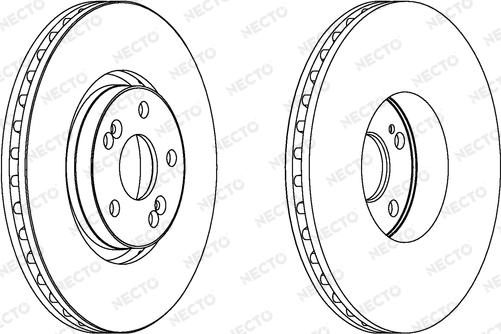 Necto WN1338 - Brake Disc autospares.lv