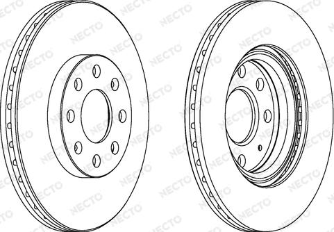 Necto WN1326 - Brake Disc autospares.lv