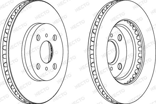 Necto WN1320 - Brake Disc autospares.lv