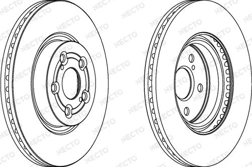 Necto WN1321 - Brake Disc autospares.lv