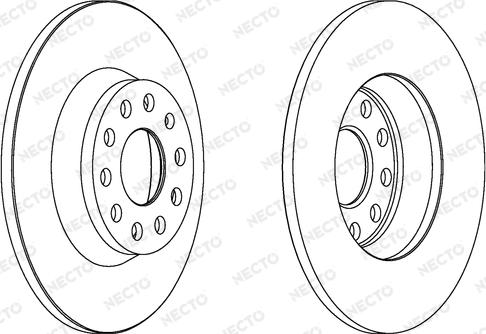 Necto WN1328 - Brake Disc autospares.lv