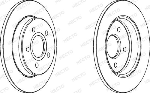 Necto WN1323 - Brake Disc autospares.lv