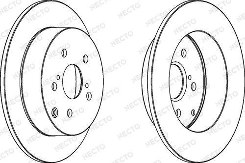 Necto WN1374 - Brake Disc autospares.lv