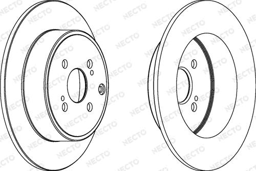 Necto WN1376 - Brake Disc autospares.lv