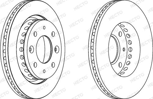 Necto WN1373 - Brake Disc autospares.lv