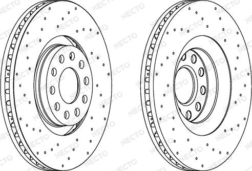 Necto WN1377 - Brake Disc autospares.lv