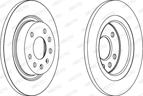 Necto WN1299 - Brake Disc autospares.lv