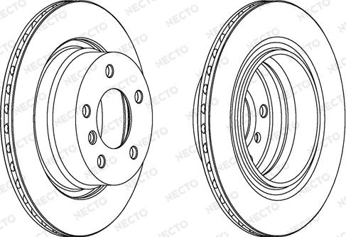 Necto WN1296 - Brake Disc autospares.lv