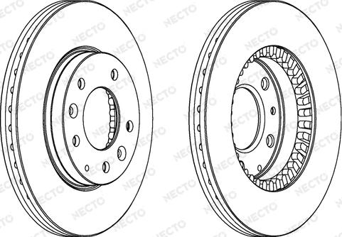 Necto WN1290 - Brake Disc autospares.lv