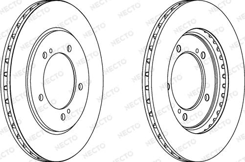 Necto WN1293 - Brake Disc autospares.lv