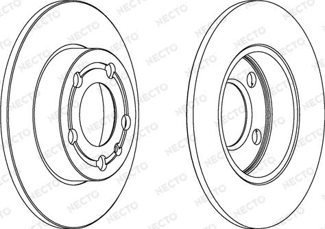 Necto WN1245 - Brake Disc autospares.lv